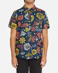 BILLABONG Sundays Floral Short Sleeve Shirt DENIM 20 BILLABONG Sundays Floral Short Sleeve Shirt DENIM -Mens Accessories Sales 2022 abywt00113 billabongw den frt1 4