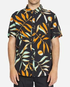 BILLABONG Sundays Floral Short Sleeve Shirt DENIM 19 BILLABONG Sundays Floral Short Sleeve Shirt DENIM -Mens Accessories Sales 2022 abywt00113 billabongw pha frt1 4