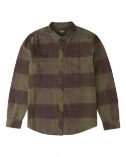 BILLABONG Coastline Flannel Shirt CLAY 40 BILLABONG Coastline Flannel Shirt CLAY -Mens Accessories Sales 2022 abywt00116 billabongf mil frt1 1