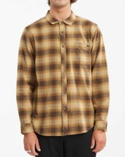 BILLABONG Coastline Flannel Shirt CLAY 30 BILLABONG Coastline Flannel Shirt CLAY -Mens Accessories Sales 2022 abywt00116 billabongw cly frt1 1