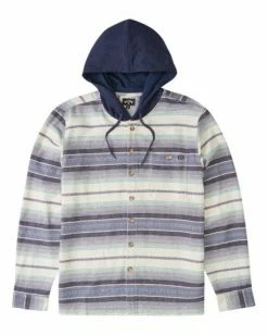 BILLABONG Baja Hooded Flannel CHINO -Mens Accessories Sales 2022 abywt00117 billabongf chi frt1 1