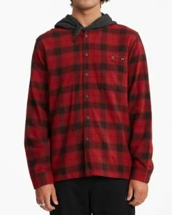 BILLABONG Baja Hooded Flannel CHINO -Mens Accessories Sales 2022 abywt00117 billabongw brk frt1 1