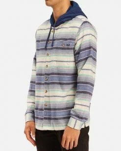 BILLABONG Baja Hooded Flannel CHINO -Mens Accessories Sales 2022 abywt00117 billabongw chi sd1 1