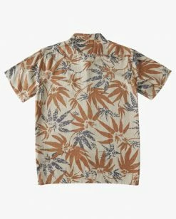 BILLABONG A/Div Kern Hemp Short Sleeve Shirt CHINO -Mens Accessories Sales 2022 abywt00118 billabongf chi bck1 1