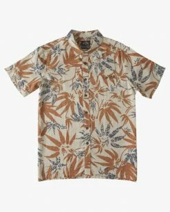 BILLABONG A/Div Kern Hemp Short Sleeve Shirt CHINO -Mens Accessories Sales 2022 abywt00118 billabongf chi frt1 1