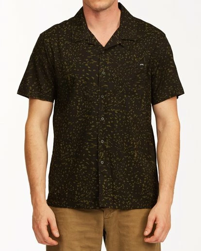 BILLABONG Sundays Vacay Short Sleeve Shirt NAVY 8 BILLABONG Sundays Vacay Short Sleeve Shirt NAVY - Image 8