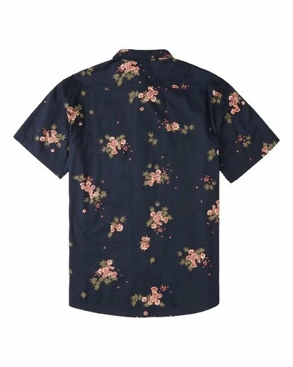 BILLABONG Wrangler Rose Garden Short Sleeve Shirt INDIGO 7 BILLABONG Wrangler Rose Garden Short Sleeve Shirt INDIGO - Image 7