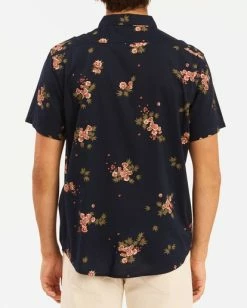 BILLABONG Wrangler Rose Garden Short Sleeve Shirt INDIGO 10 BILLABONG Wrangler Rose Garden Short Sleeve Shirt INDIGO -Mens Accessories Sales 2022 abywt00136 billabongw ind bck1 1