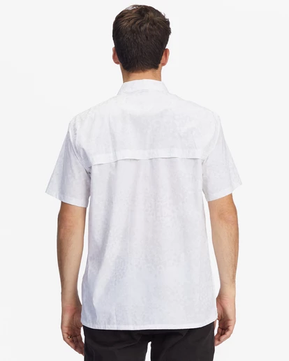 BILLABONG A/Div Otis Surftrek UPF 50+ Short Sleeve Shirt WHITE 4 BILLABONG A/Div Otis Surftrek UPF 50+ Short Sleeve Shirt WHITE - Image 4