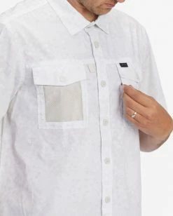 BILLABONG A/Div Otis Surftrek UPF 50+ Short Sleeve Shirt WHITE 12 BILLABONG A/Div Otis Surftrek UPF 50+ Short Sleeve Shirt WHITE -Mens Accessories Sales 2022 abywt00159 billabongw wht dtl1 2