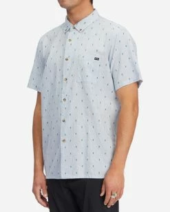 BILLABONG All Day Jacquard Short Sleeve Shirt LIGHT BLUE 11 BILLABONG All Day Jacquard Short Sleeve Shirt LIGHT BLUE -Mens Accessories Sales 2022 abywt00161 billabongw lbl sd1 2