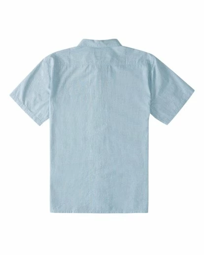 BILLABONG All Day Organic Short Sleeve Shirt MARINE 6 BILLABONG All Day Organic Short Sleeve Shirt MARINE - Image 6