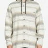 BILLABONG Baja Cali Hooded Flannel Shirt BLUE