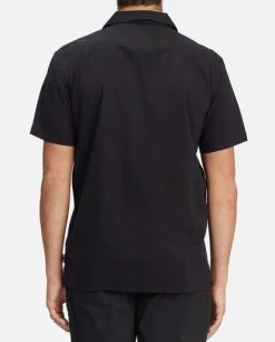 BILLABONG Kamea Lazarus Short Sleeve Short BLACK -Mens Accessories Sales 2022 abywt00191 billabongw blk bck1 2