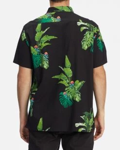 BILLABONG Kamea Jungle Short Sleeve Shirt BLACK 9 BILLABONG Kamea Jungle Short Sleeve Shirt BLACK -Mens Accessories Sales 2022 abywt00192 billabongw blk bck1 3