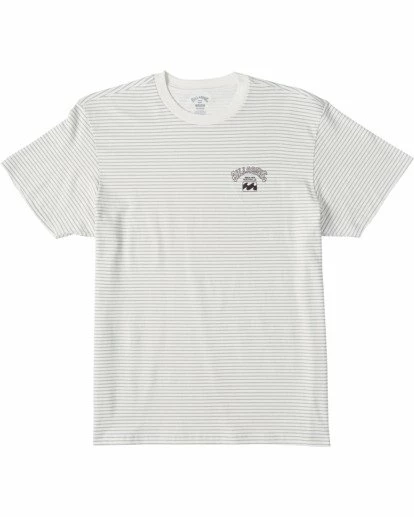 BILLABONG Native Stripe Short Sleeve T-Shirt OFF WHITE 2 BILLABONG Native Stripe Short Sleeve T-Shirt OFF WHITE - Image 2