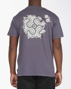 BILLABONG Dye Cut Short Sleeve Wave Washed T-Shirt CHAR -Mens Accessories Sales 2022 abyzt00126 billabongw crc bck1 1