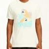 BILLABONG Scarlet Short Sleeve Wave Washed T-Shirt OFF WHITE