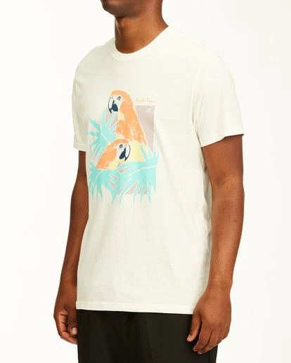 BILLABONG Scarlet Short Sleeve Wave Washed T-Shirt OFF WHITE 2 BILLABONG Scarlet Short Sleeve Wave Washed T-Shirt OFF WHITE - Image 2