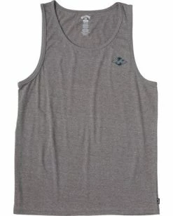 BILLABONG Crayon Wave Tank Top DARK GREY HEATHER -Mens Accessories Sales 2022 abyzt00142 billabongf dgr frt1 1