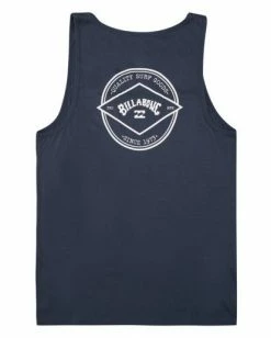 BILLABONG Rotor Arch Tank Top NAVY 9 BILLABONG Rotor Arch Tank Top NAVY -Mens Accessories Sales 2022 abyzt00196 billabongf nvy bck1 1