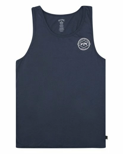 BILLABONG Rotor Arch Tank Top NAVY 4 BILLABONG Rotor Arch Tank Top NAVY - Image 4