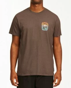 BILLABONG Maze Short Sleeve Wave Washed T-Shirt LIGHT LAVENDER