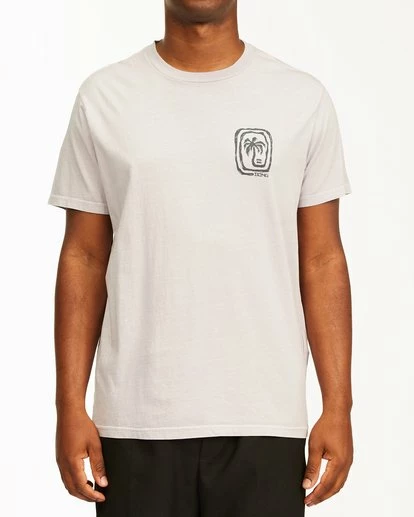 BILLABONG Maze Short Sleeve Wave Washed T-Shirt LIGHT LAVENDER 2 BILLABONG Maze Short Sleeve Wave Washed T-Shirt LIGHT LAVENDER - Image 2