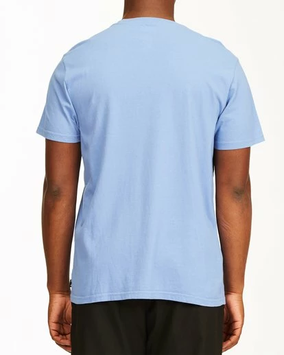 BILLABONG Club Tropix Short Sleeve Wave Washed T-Shirt BLUE CRUZ 3 BILLABONG Club Tropix Short Sleeve Wave Washed T-Shirt BLUE CRUZ - Image 3