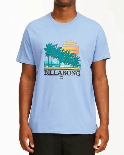 BILLABONG Club Tropix Short Sleeve Wave Washed T-Shirt BLUE CRUZ 1 BILLABONG Club Tropix Short Sleeve Wave Washed T-Shirt BLUE CRUZ
