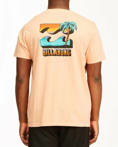 BILLABONG BBTV Short Sleeve Wave Washed T-Shirt LIGHT PEACH 3 BILLABONG BBTV Short Sleeve Wave Washed T-Shirt LIGHT PEACH - Image 3