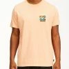 BILLABONG BBTV Short Sleeve Wave Washed T-Shirt LIGHT PEACH