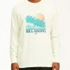 BILLABONG Club Tropix Long Sleeve Wave Washed T-Shirt SEAGLASS