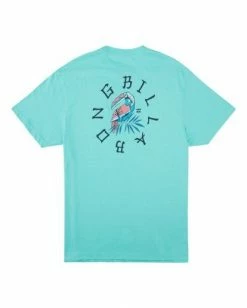 BILLABONG Geo Toucan Short Sleeve T-Shirt LIGHT AQUA -Mens Accessories Sales 2022 abyzt00240 billabongf laq bck1 1