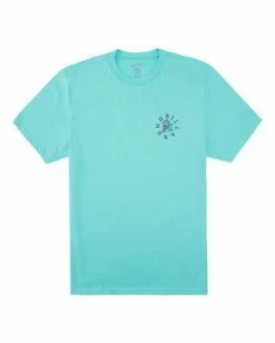BILLABONG Geo Toucan Short Sleeve T-Shirt LIGHT AQUA -Mens Accessories Sales 2022 abyzt00240 billabongf laq frt1 1