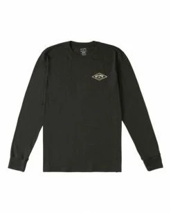 BILLABONG A/Div Diamond Long Sleeve T-Shirt BLACK -Mens Accessories Sales 2022 abyzt00265 billabongf blk frt1 1