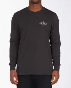 BILLABONG A/Div Diamond Long Sleeve T-Shirt BLACK