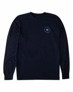 BILLABONG A/Div View Long Sleeve T-Shirt NAVY -Mens Accessories Sales 2022 abyzt00289 billabongf nvy frt1 1