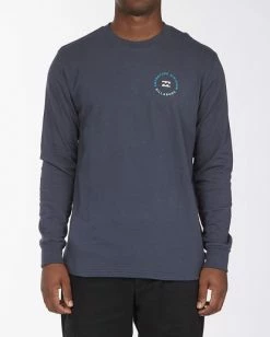 BILLABONG A/Div View Long Sleeve T-Shirt NAVY