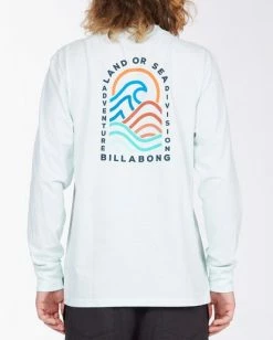 BILLABONG A/Div Transition UV Long Sleeve T-Shirt SEAGLASS -Mens Accessories Sales 2022 abyzt00295 billabongw sgl bck1 1