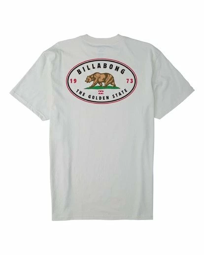 BILLABONG Roller California Short Sleeve T-Shirt OFF WHITE 5 BILLABONG Roller California Short Sleeve T-Shirt OFF WHITE - Image 5