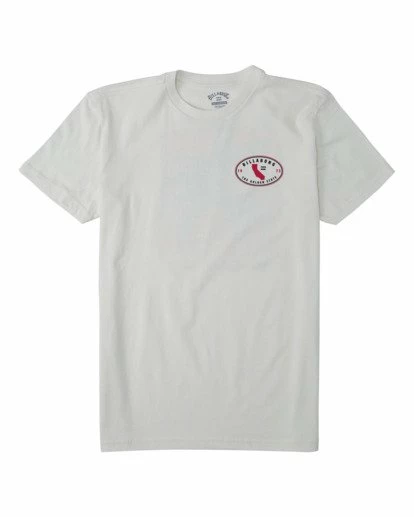 BILLABONG Roller California Short Sleeve T-Shirt OFF WHITE 4 BILLABONG Roller California Short Sleeve T-Shirt OFF WHITE - Image 4