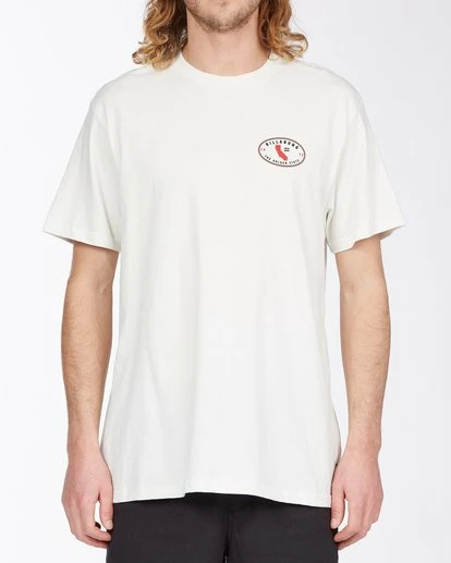 BILLABONG Roller California Short Sleeve T-Shirt OFF WHITE 1 BILLABONG Roller California Short Sleeve T-Shirt OFF WHITE