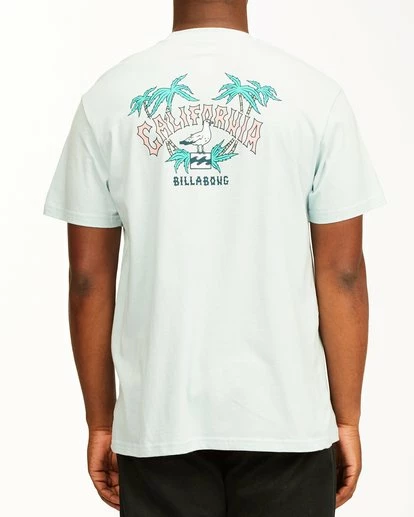 BILLABONG Arch California Short Sleeve T-Shirt WHITE 4 BILLABONG Arch California Short Sleeve T-Shirt WHITE - Image 4