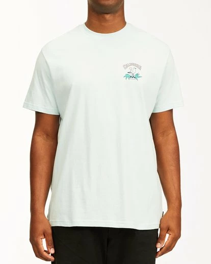 BILLABONG Arch California Short Sleeve T-Shirt WHITE 2 BILLABONG Arch California Short Sleeve T-Shirt WHITE - Image 2