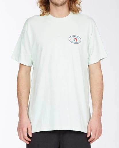 BILLABONG Roller Florida Short Sleeve T-Shirt SEAGLASS 2 BILLABONG Roller Florida Short Sleeve T-Shirt SEAGLASS - Image 2