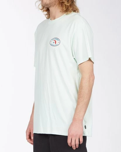 BILLABONG Roller Florida Short Sleeve T-Shirt SEAGLASS 3 BILLABONG Roller Florida Short Sleeve T-Shirt SEAGLASS - Image 3