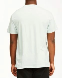 BILLABONG Greetings Florida Short Sleeve T-Shirt COASTAL BLUE -Mens Accessories Sales 2022 abyzt00362 billabongw cbu bck1 1
