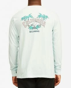 BILLABONG Arch California Long Sleeve T-Shirt COASTAL BLUE 9 BILLABONG Arch California Long Sleeve T-Shirt COASTAL BLUE -Mens Accessories Sales 2022 abyzt00364 billabongw cbu bck1 1