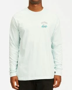 BILLABONG Arch California Long Sleeve T-Shirt COASTAL BLUE